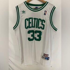Larry Bird #33 Celtics Adidas Hardwood Classics Jersey White Size 3XL